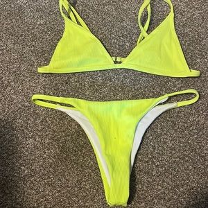 Neon bikini set